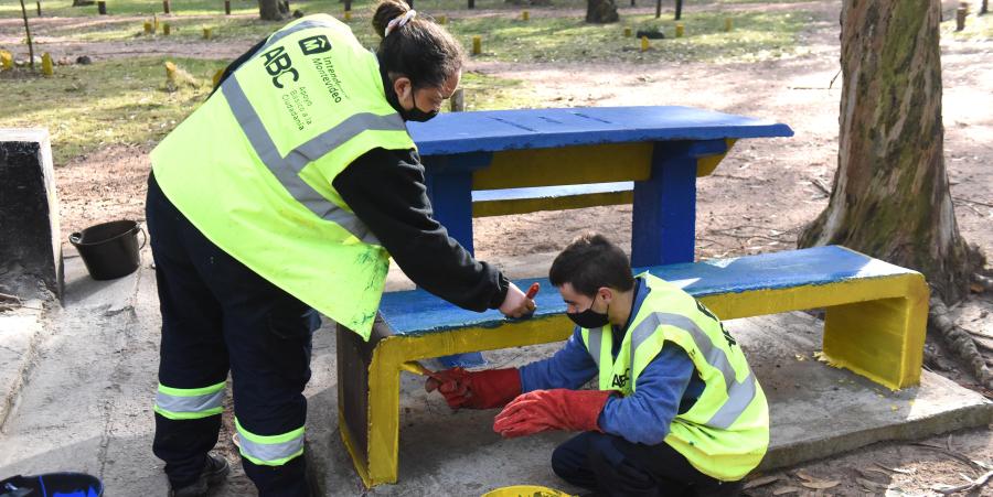 Obreros trabajando 